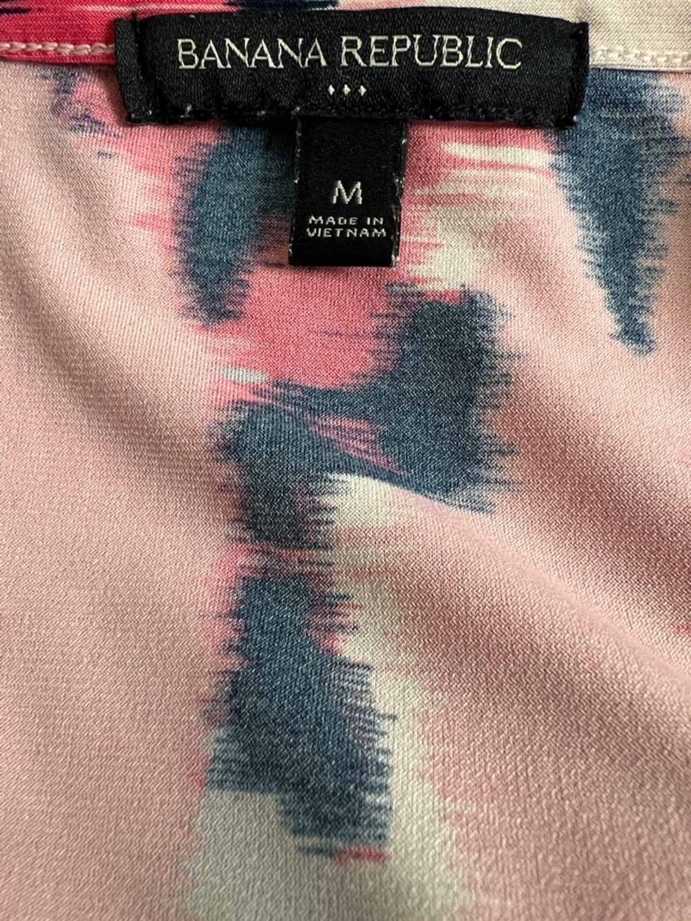 Banana Republic Pink, Black & Cream Abstract Halter Maxi Dress - Picture 6 of 8